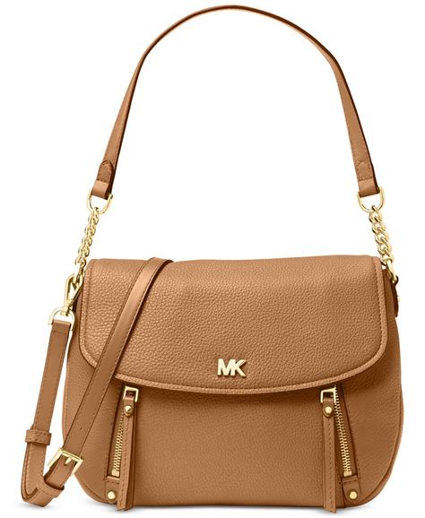 michael michael kors evie medium leather shoulder bag|Michael Kors Evie Convertible Pebble Leather Shoulder Bag, .